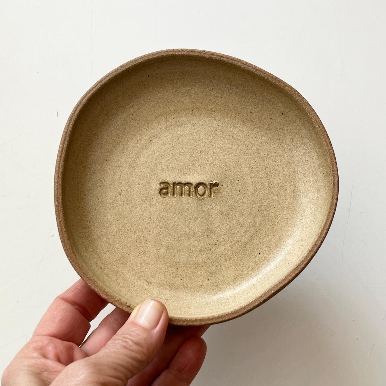 Porta jóias amor | areia