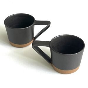 Xícara Triângulo 270ml, unidade | café preto