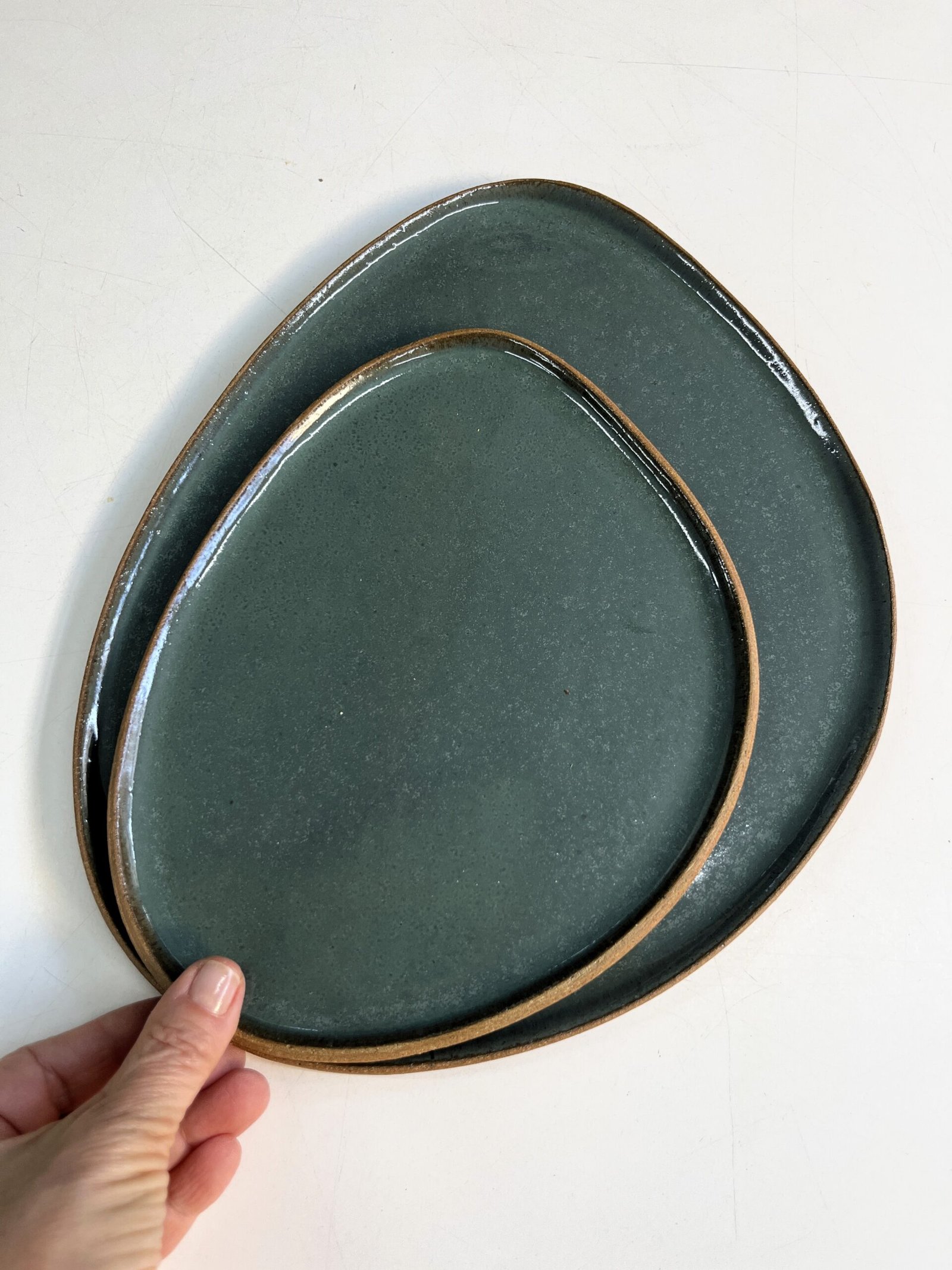 Conjunto Nave para sushi dupla + prato de servir | verde - Imagem 6