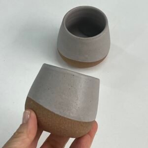 Copo gota café | cinza